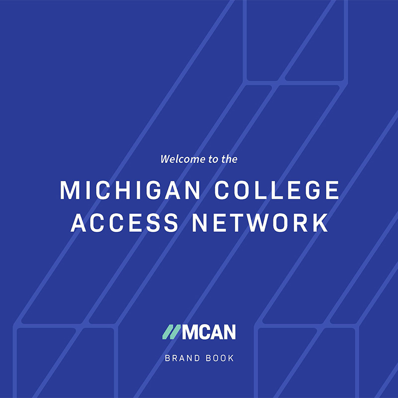 Michigan College Access Network brand book