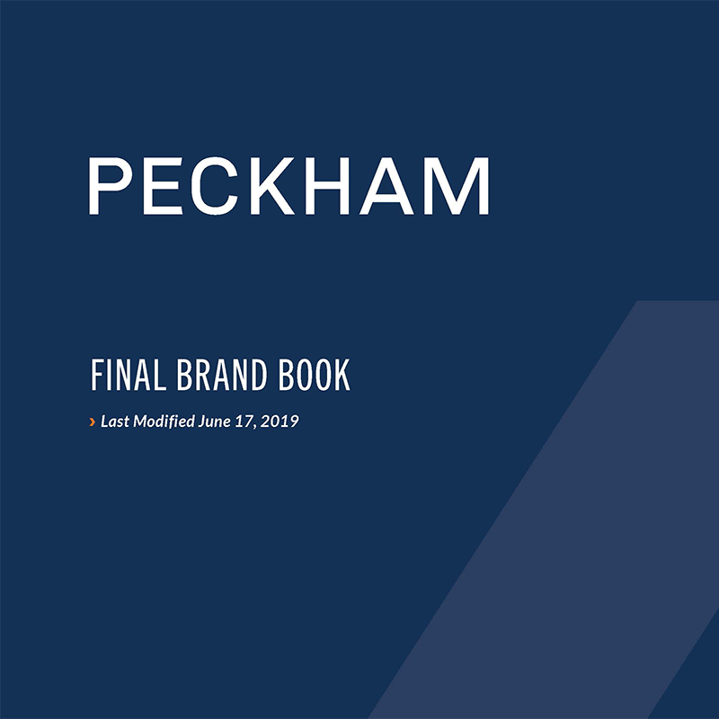 Peckham Inc. brand book